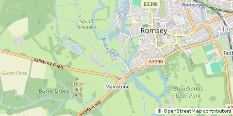 Map of Romsey