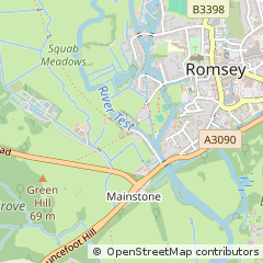 Map of Romsey