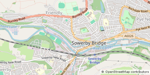 Map of Sowerby Bridge