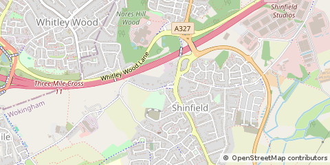 Map of Reading, Berkshire