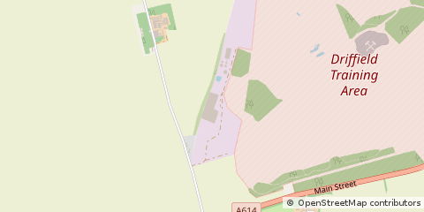 Map of Driffield, East Yorkshire