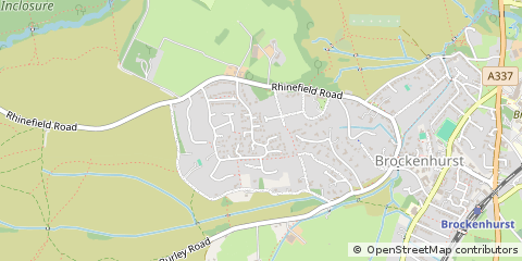 Map of Brockenhurst