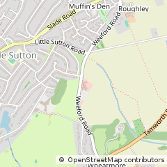 Map of Sutton Coldfield