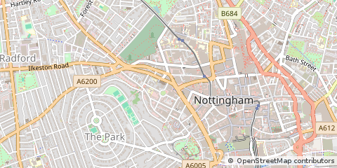 Map of Nottingham