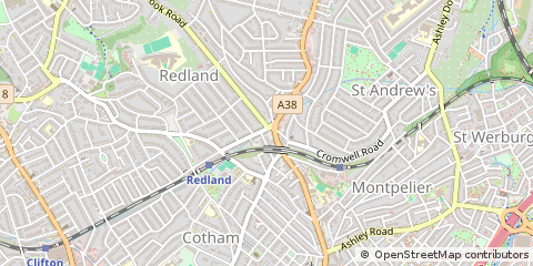 Map of Bristol, S Gloucestershire