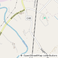 Map of Ballymena, Co Antrim