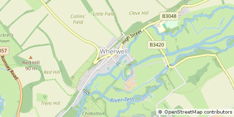 Map of Andover, Hampshire