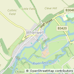Map of Andover, Hampshire