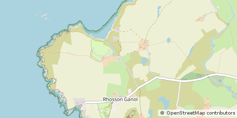 Map of Haverfordwest, Pembrokeshire