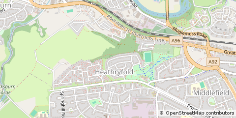 Map of Aberdeen