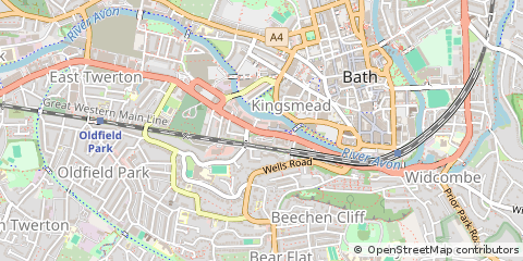 Map of Bath