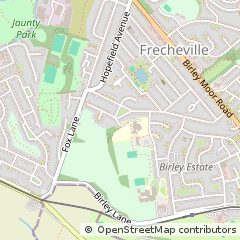 Map of Sheffield