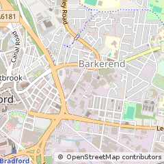 Map of West Yorkshire