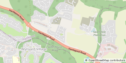 Map of Billingham, Durham