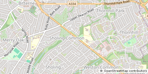 Map of Southampton