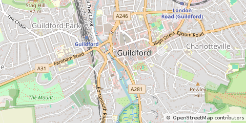 Map of Guildford