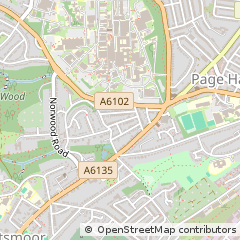 Map of Sheffield