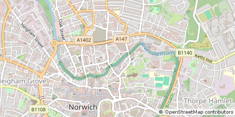 Map of Norwich