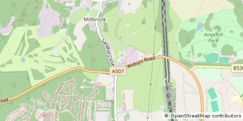 Map of Bedford, Bedfordshire