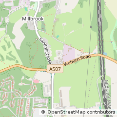 Map of Bedford, Bedfordshire