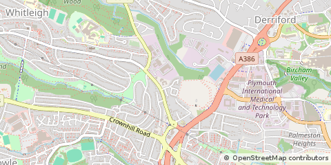 Map of Plymouth, Devon