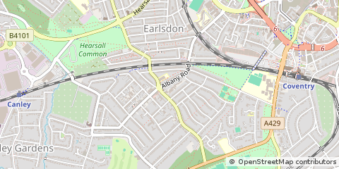 Map of Coventry
