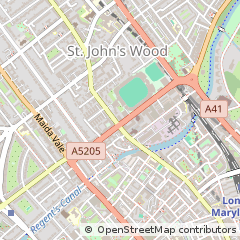 Map of Westminister, London