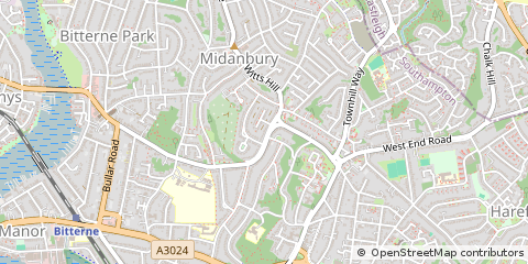Map of Southampton