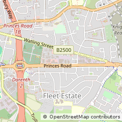 Map of Dartford, Kent