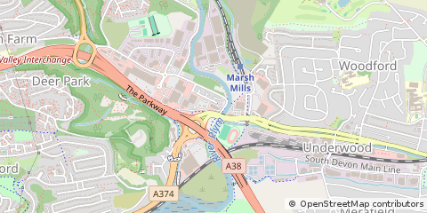 Map of Plymouth, Devon