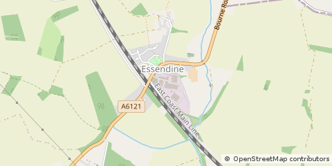 Map of Stamford, Rutland