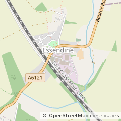 Map of Stamford, Rutland