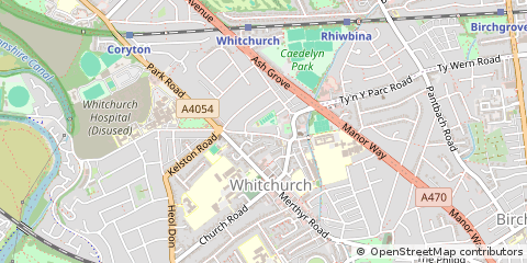 Map of Cardiff