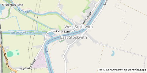Map of Gainsborough, Lincs