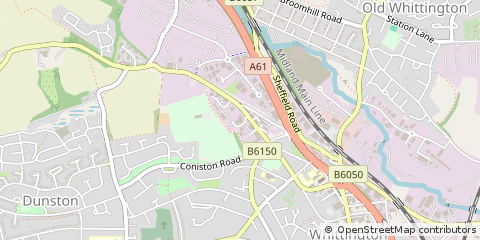 Map of Chesterfield