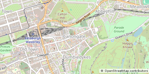 Map of Edinburgh