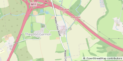 Map of Theydon Garnon, Epping, CM16 7NY