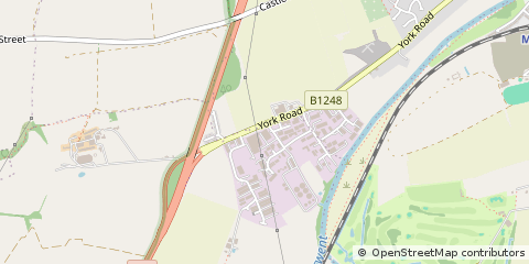 Map of Malton, North Yorks