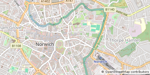 Map of Norwich