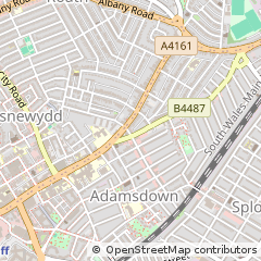 Map of Cardiff
