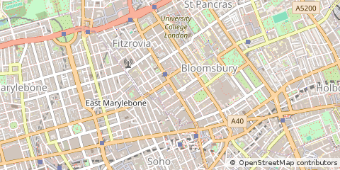 Map of London, Greater London