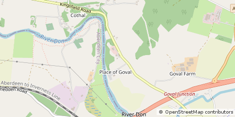 Map of Aberdeen