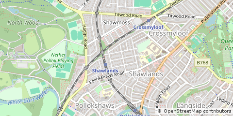 Map of Glasgow
