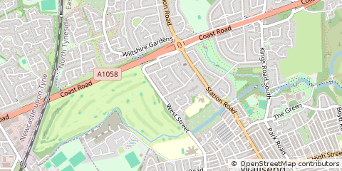Map of Wallsend