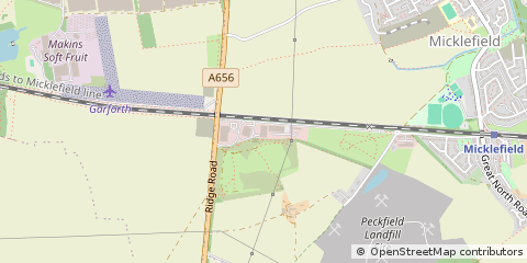 Map of Micklefield, West Yorkshire