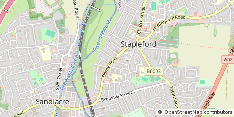 Map of Nottingham