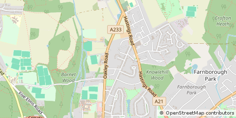 Map of Bromley
