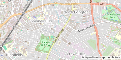 Map of Leicester