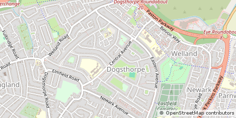 Map of Peterborough, Cambridge