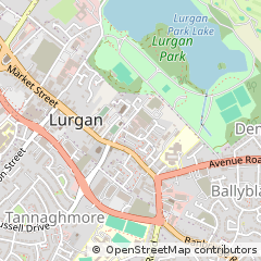 Map of Craigavon, County Armagh